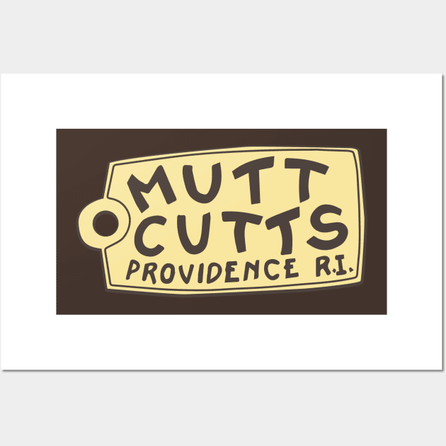 Mutt Cutts Logo Wall Art by Alema Art